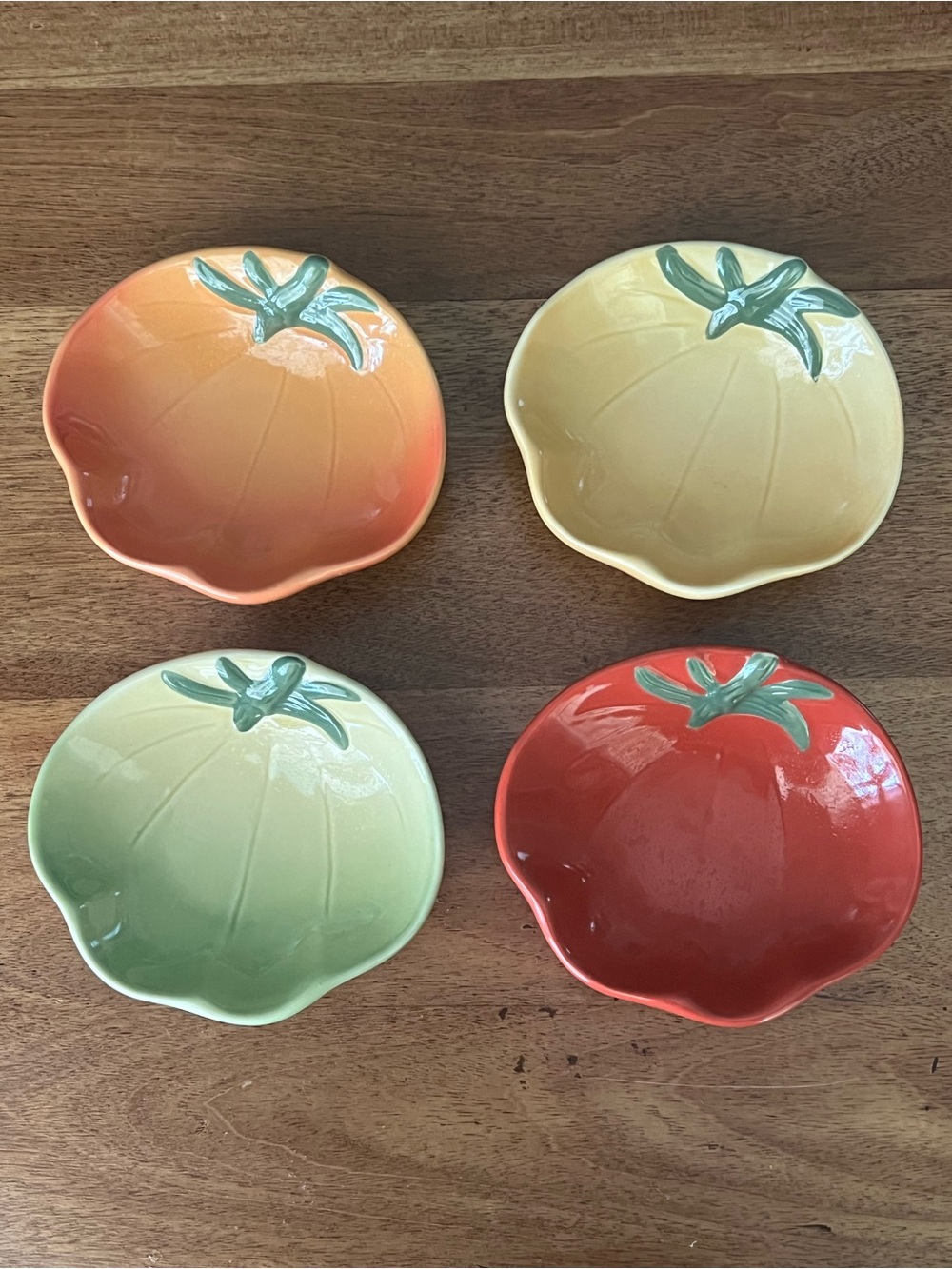 Ceramic Tomato-Shaped Serving Bowls - Set of 4 Williams Sonoma